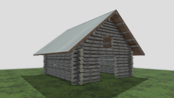 Small barn 3D Model