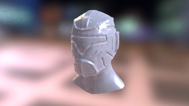 Helmet Sculpt WIP 3D Model