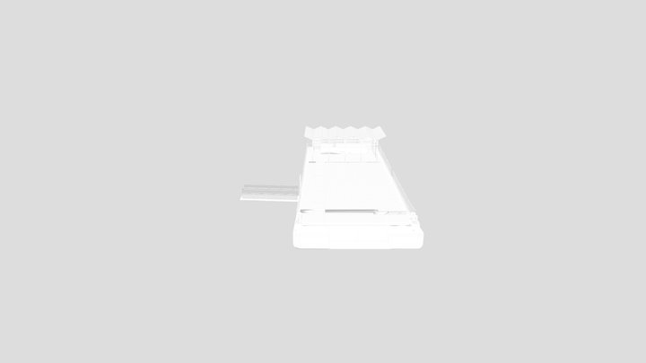 Barge 3D Model