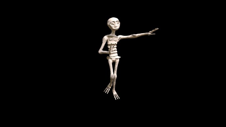 marcianito 100 % real no fake 3D Model