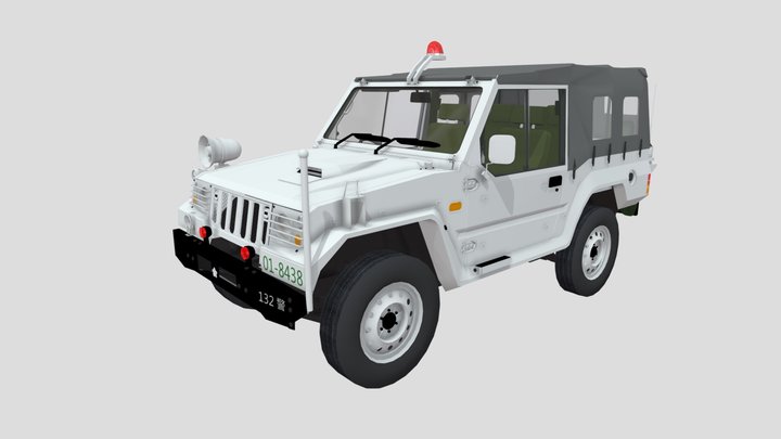 JGSDF Type 73 Light Truck (Police) 3D Model