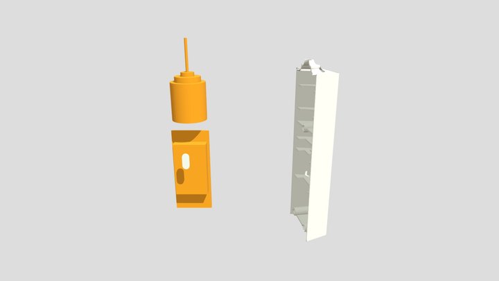 CARCASA CEPILLO DE DIENTES Abril Torselli 3D Model