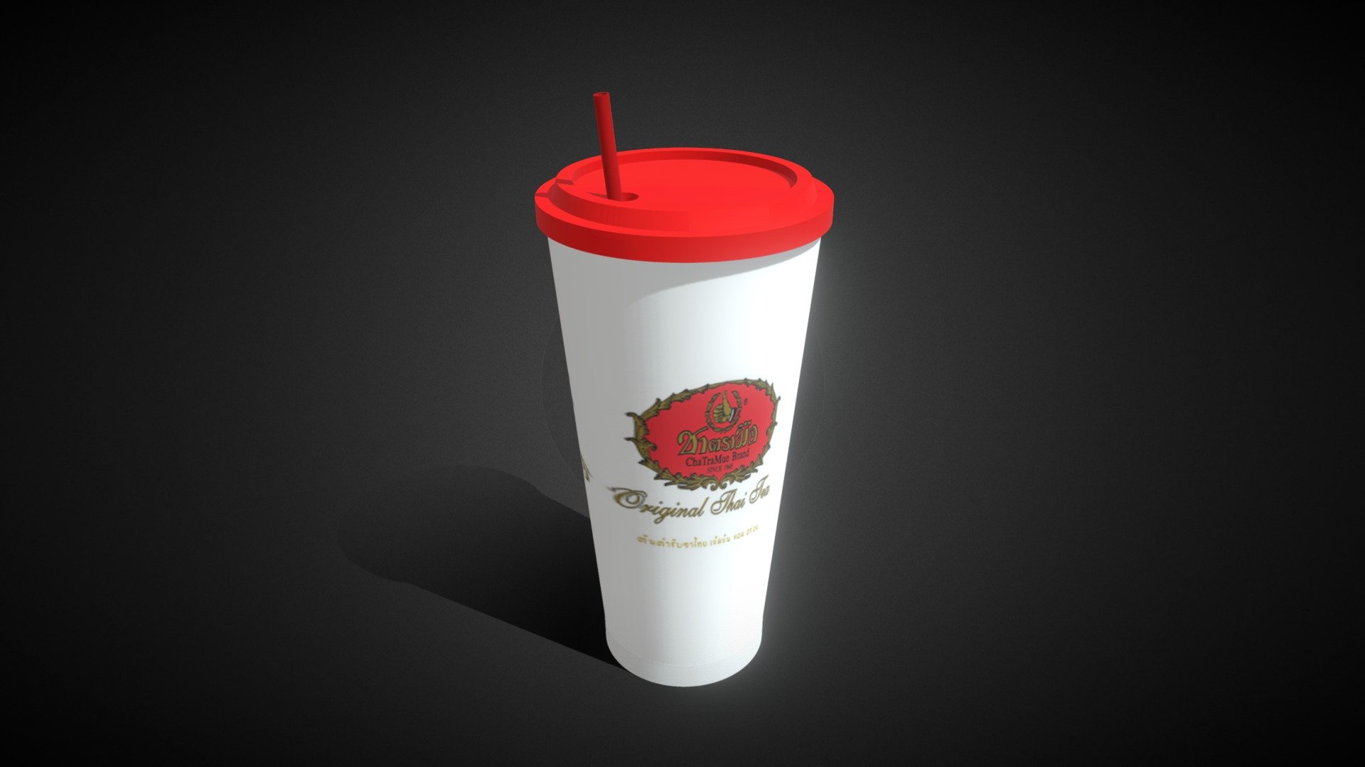 Tea | ChaTraMue - Thai tea (ชาตรามือ) - Download Free 3D model by ...