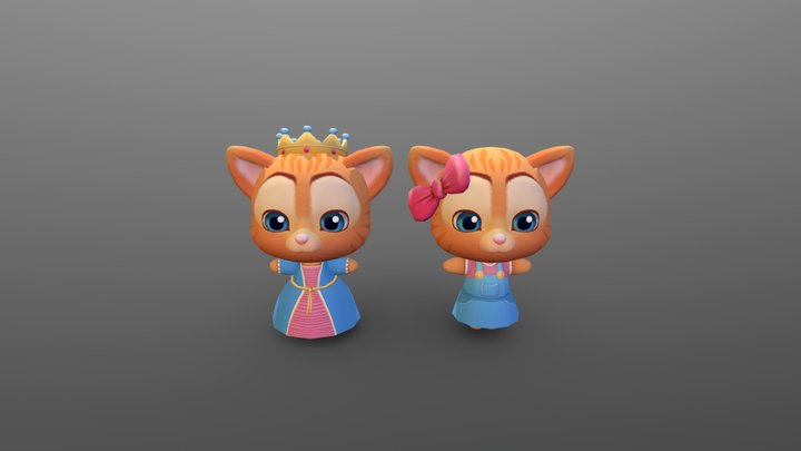 Critters: Cat 3D Model