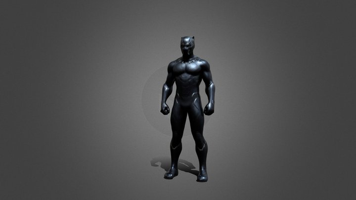 Black Panther 3D Model