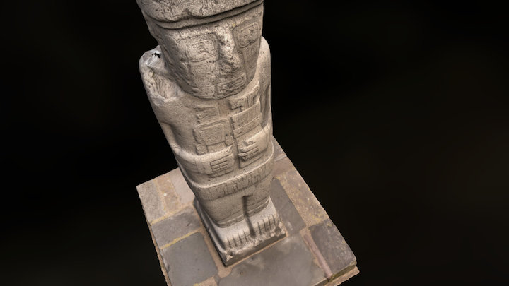 Tiwanaka Ponce Monolith 3D Model