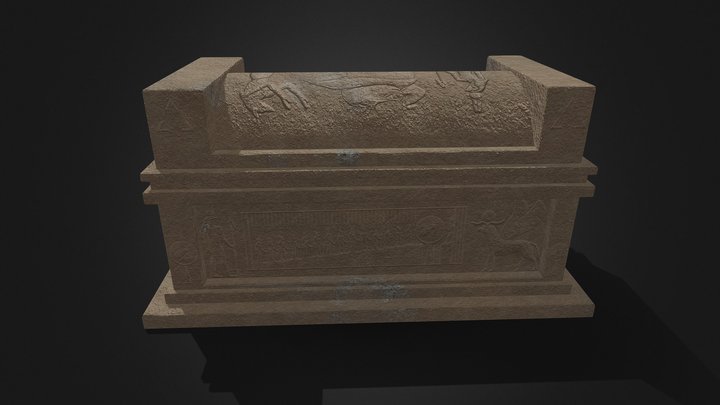 Egyptian Coffin 3D Model
