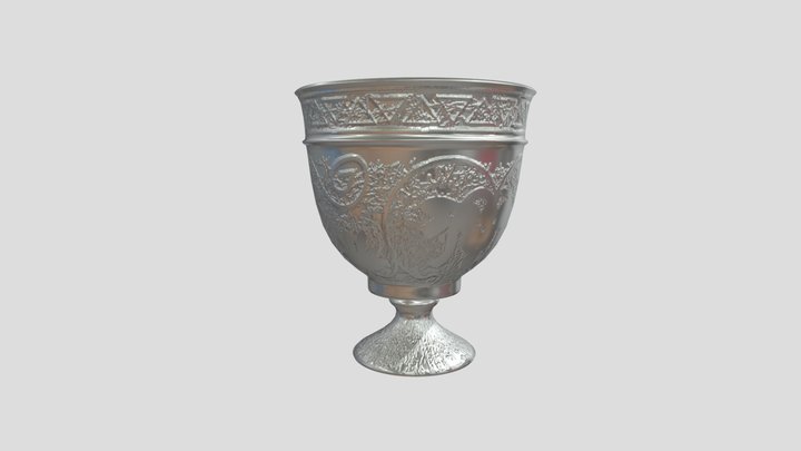 Silver Cup 3D Model