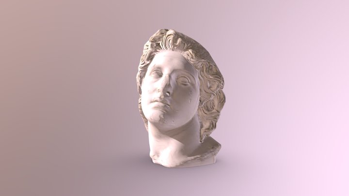 Helios Vaporwave Bust 3D Model