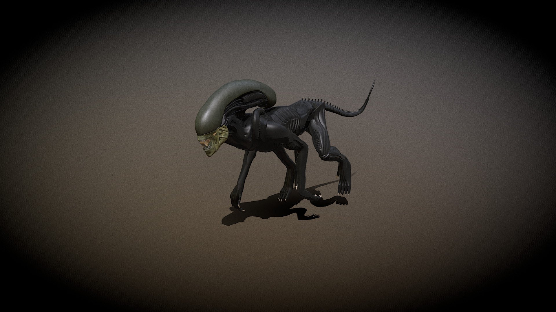 Alien Dog - 3D model by Amx360 [f7a1b76] - Sketchfab