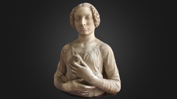 Verrocchio's Bust of "Ginevra"--Test 1 3D Model
