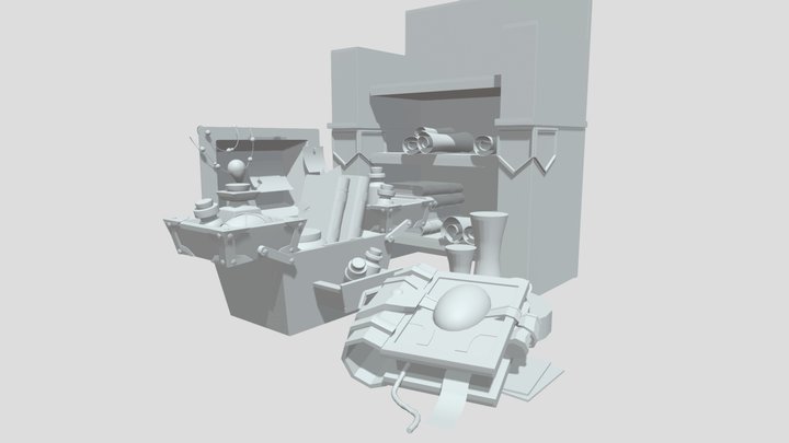 Witch Box_3_2 3D Model