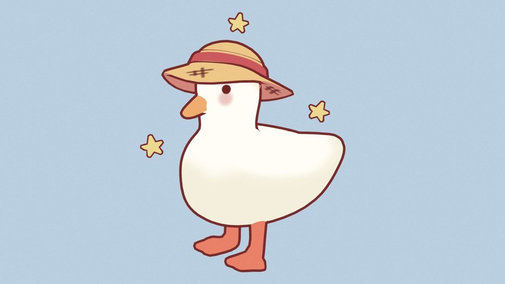 Strawhat Duck