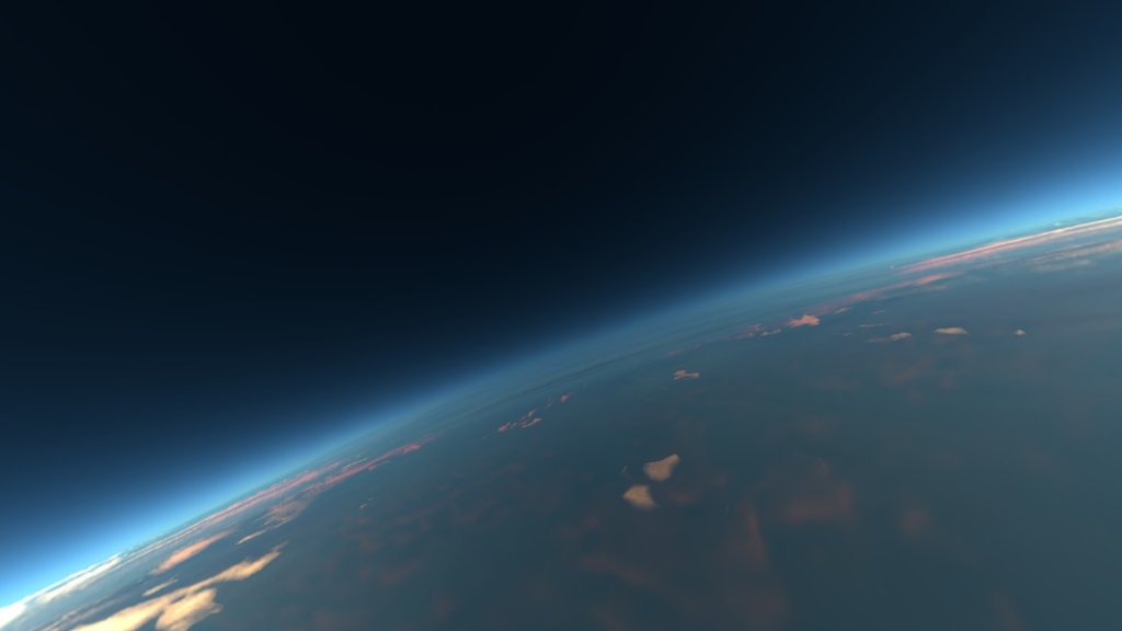 Space nebula HDRI panorama 360 skydome