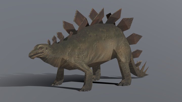 Carnivores Stegosaurus – Free 3D Model STL