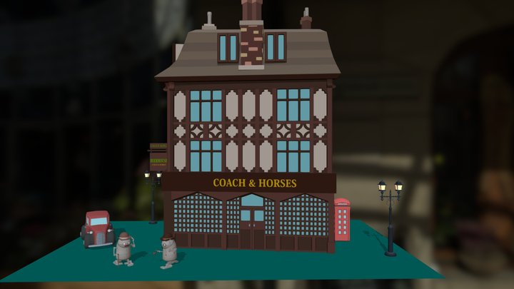 XYZ Home Work Painting 3D Model