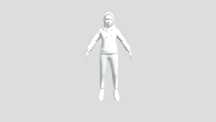 Hip Hop Dancing 3D Model