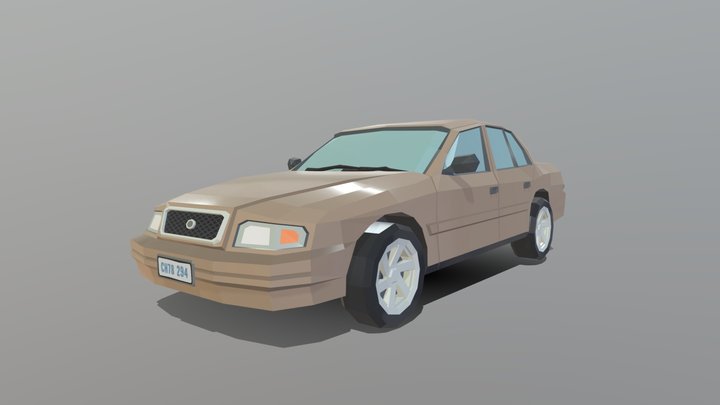 City Sedan (from synty) – Modello 3D gratuito STL