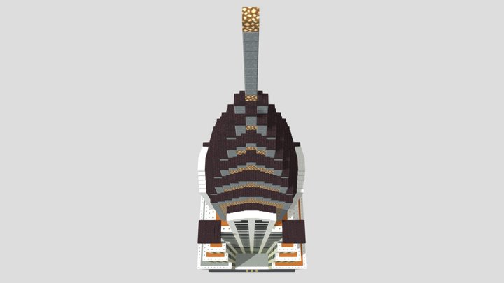 Minecraft - Chrysler Building 3D Model