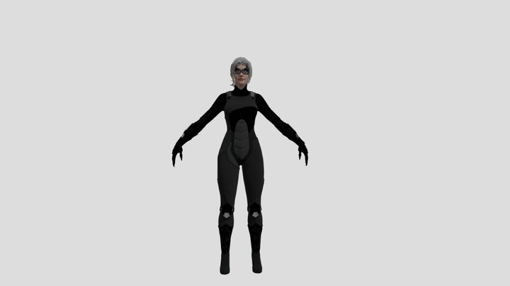 Black_cat_spider-man_ps4 fixed 3D Model
