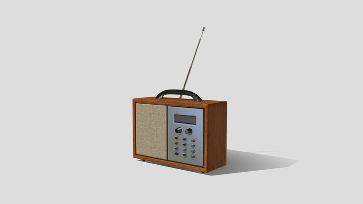 Radio 3D Model