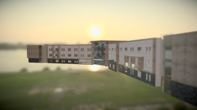 Student Residences ASUQ 3D Model