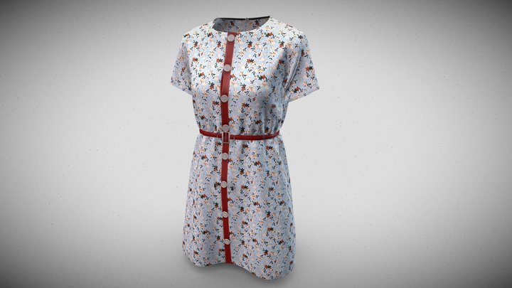 Women Dress 3D Model