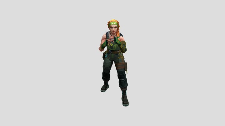 Skye (Fighting Stance) – Kostenloses 3D-Modell STL