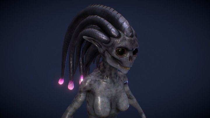Abyssal Mermaid #mermay2019 3D Model