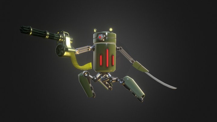 War Robot 3D Model
