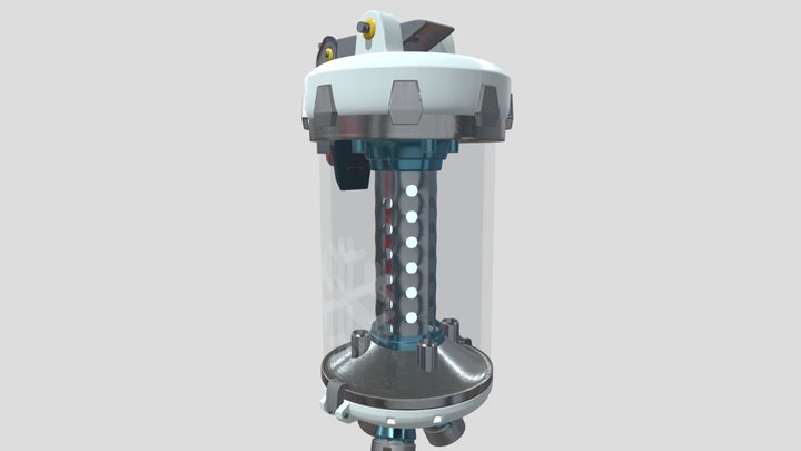 Mei Bottle, refrigerant flask 3D Model