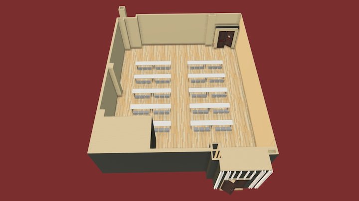Marsella Escuela 3D Model