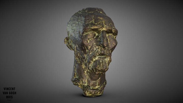 André Schaller's head of Van Gogh – Free 3D Model STL