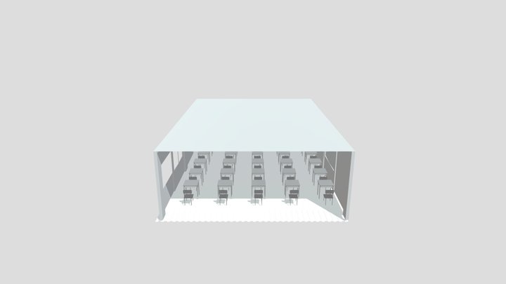SCOOL ANIME 1 3D Model