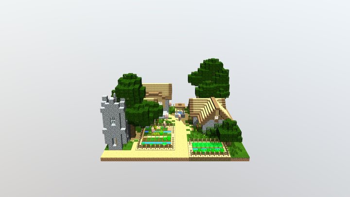minecraft-villagers-3d-models-sketchfab