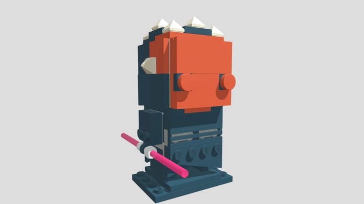 40676 THE PHANTOM MENACE DARTH MOUL 3D Model