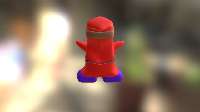 Shy Guy 3D Model