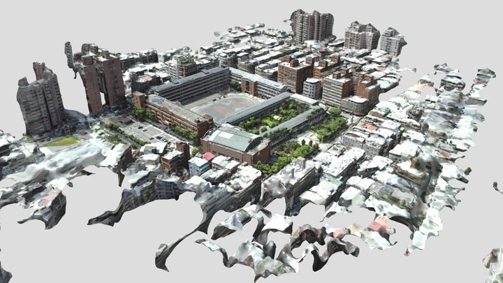 新北市樹林區文林國民小學_simplified_3d_mesh 3D Model