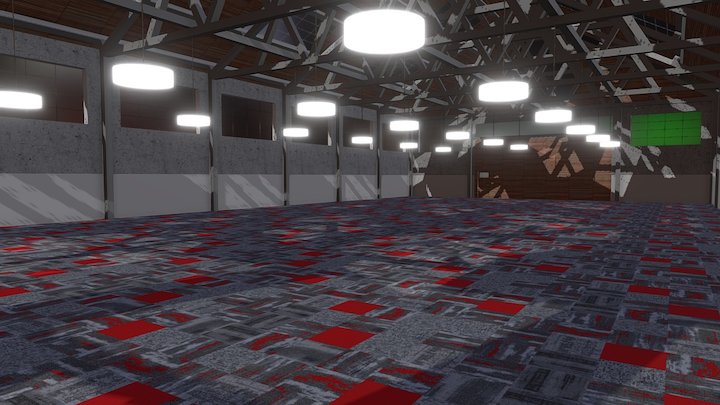 Balsan 'Space to Land' carpet tile VR experience – Free 3D Model STL