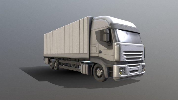 Truck 2 (Low-Poly Version) 3D Model