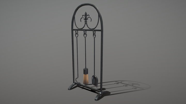 Fireplace Accessories 3D Model