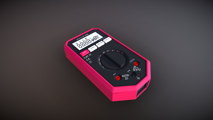 [CC0] Generic Multimeter 3D Model