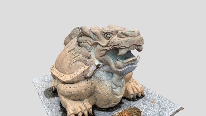 Turtle a dragonhead 3D Model