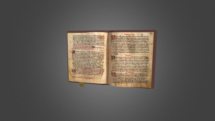 Open Book about Magic 3D Model