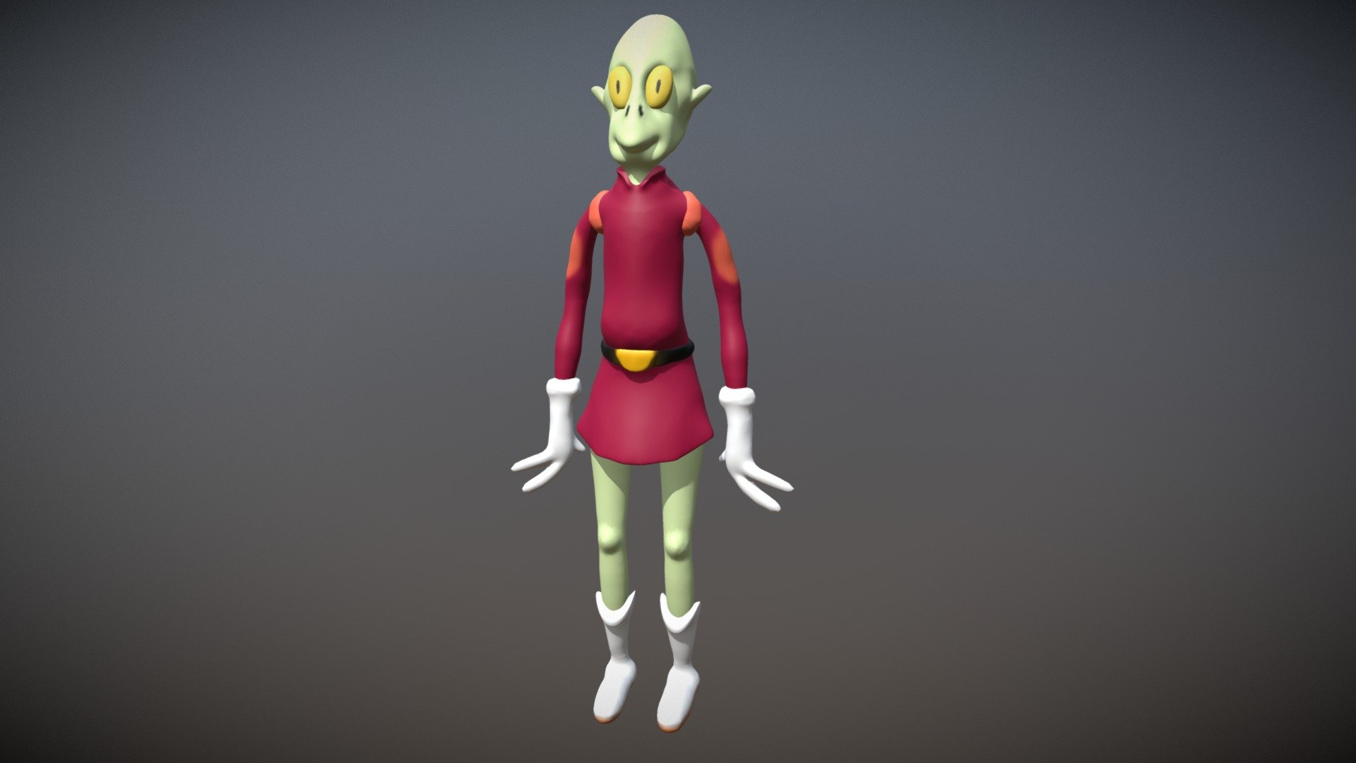 Kiff Kroker Futurama 1999 3d Model By Antoinem [f7b5cf6] Sketchfab