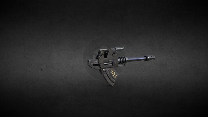Autocannon 3D Model