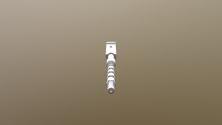 001-merkava-mk4-v2-main-gun (repaired) 3D Model