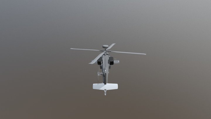 AH-64D Apache Longbow 3D Model