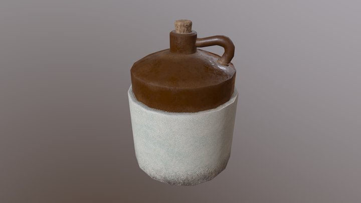 Moonshine _ Jar 3D Model