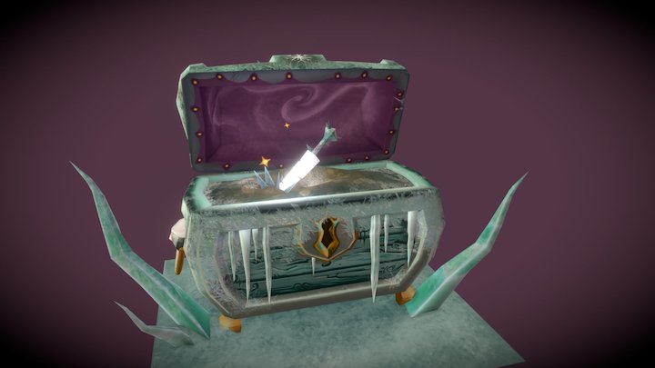 Icy Chest 3D Model